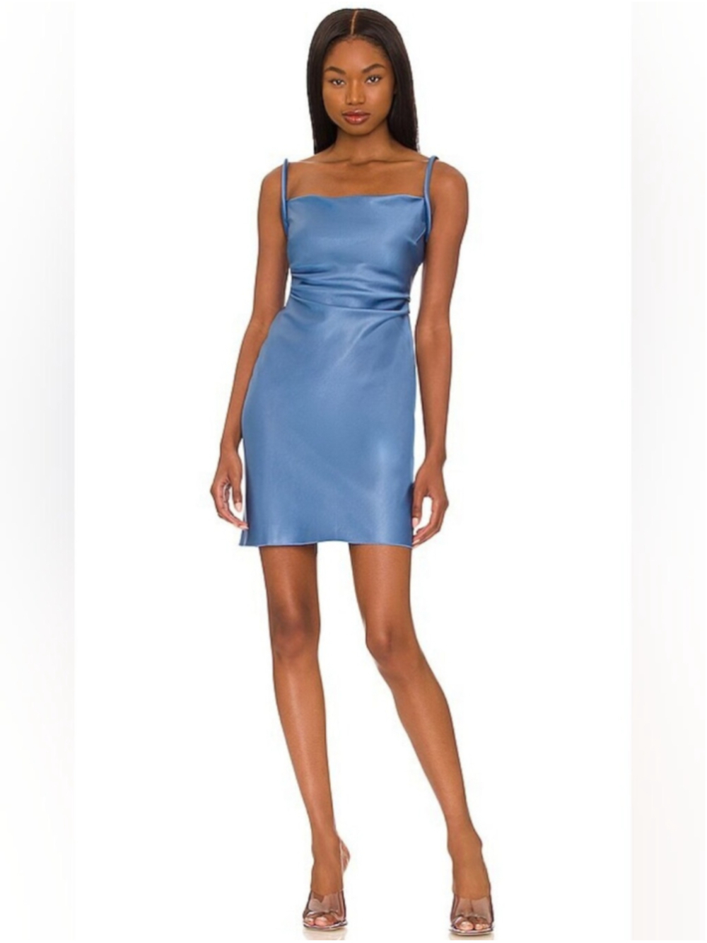 Nanushka Malia Dress in Blue size L BNWT